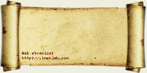 Marija Stamenković vizit kartica